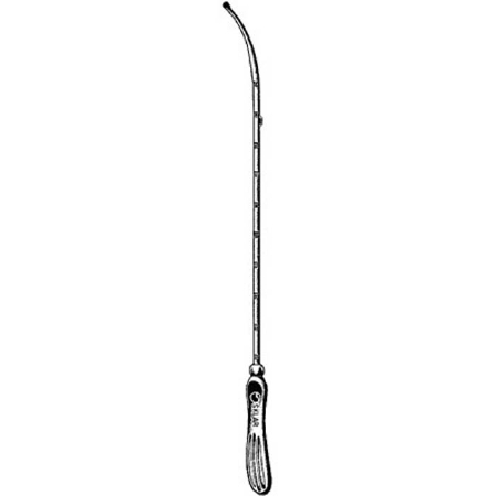 Sound Uterine Sims 12-1/2 Inch Slight Curve Tip .. .  .  
